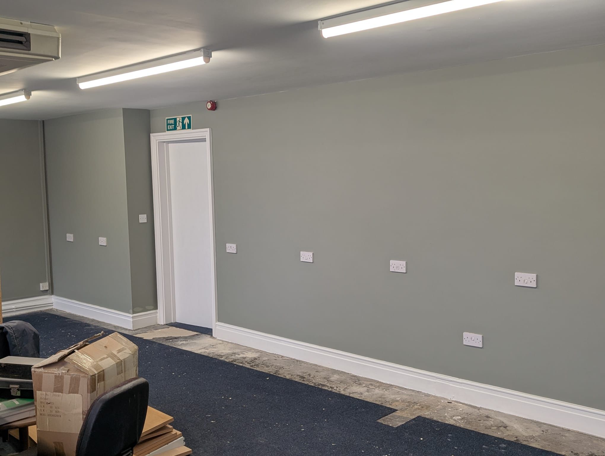 Commercial space decorated by JSC Painting & Decorating